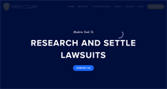 Desktop Screenshot of firstcourt.com