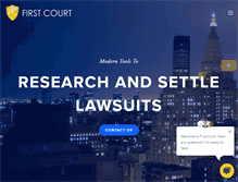 Tablet Screenshot of firstcourt.com